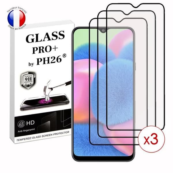 Pack 3 HELA skyddsfilmer för Samsung Galaxy A30s i ultrabeständigt härdat glas (maximal hårdhet)