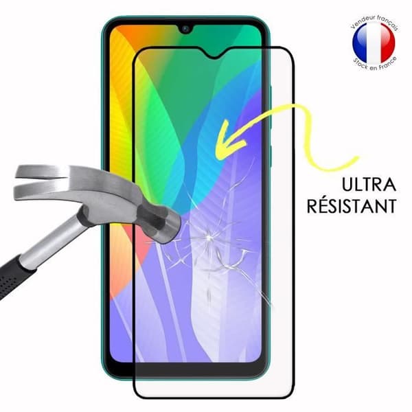 Pack 3 HELA skyddsfilmer för Huawei Y6P i ultrabeständigt härdat glas (maximal hårdhet)