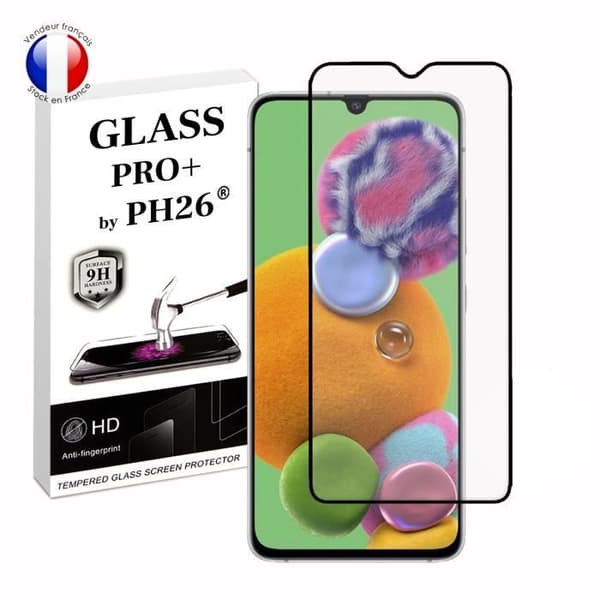 FULL skyddsfilm för Samsung Galaxy A90 i ultrabeständigt härdat glas (maximal hårdhet)