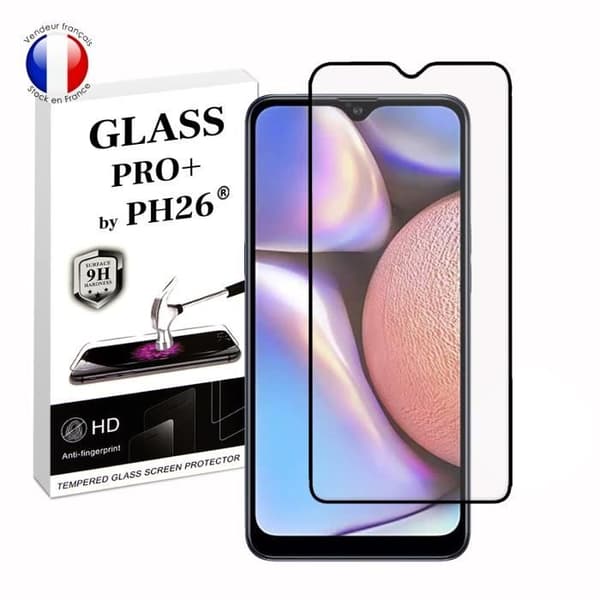 FULL skyddsfilm för Samsung Galaxy A10s i ultrabeständigt härdat glas (maximal hårdhet)