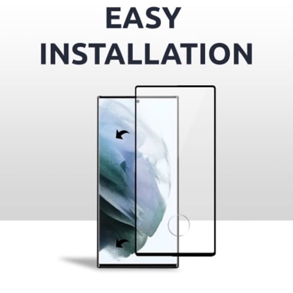 Samsung S22 ULTRA näytönsuoja 9H sopii kuorikotelolaturiin