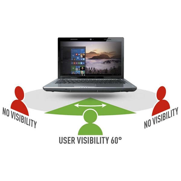 Mobilis 13.3´´ W 16:9 Privacy Filter Svart