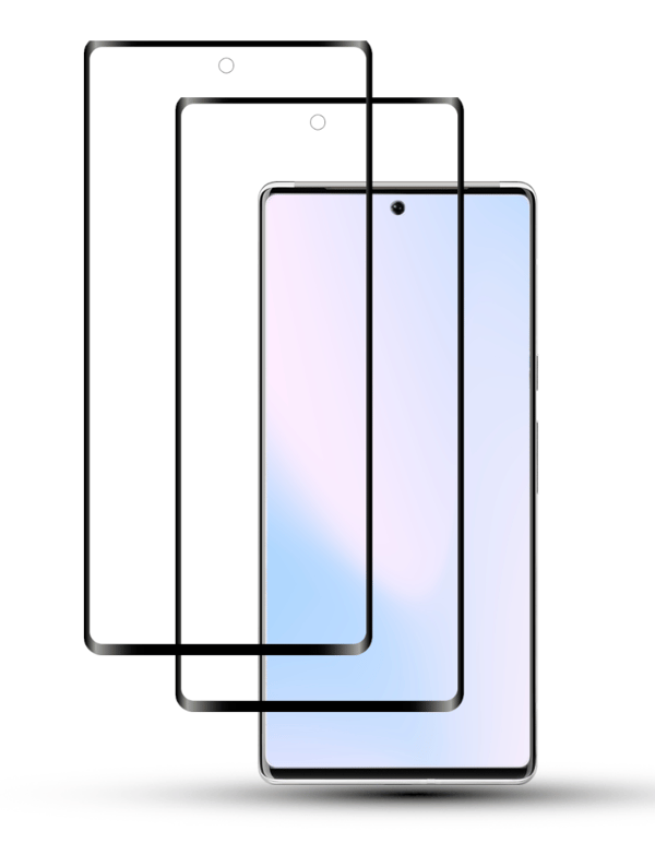 2-Pack GOOGLE PIXEL 6 PRO Skärmskydd - Härdat Glas 9H - Super kvalitet 3D