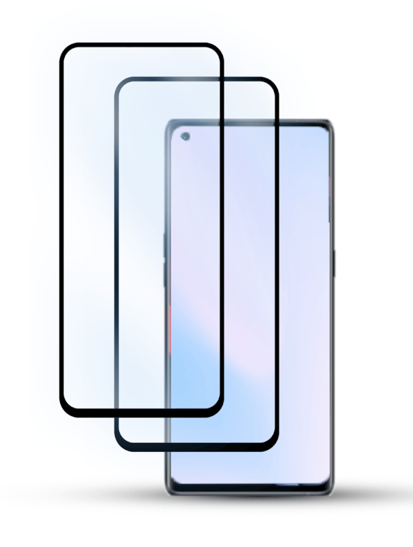 2-Pack OPPO FIND X3 LITE 5G Skärmskydd - Härdat Glas 9H - Super kvalitet 3D