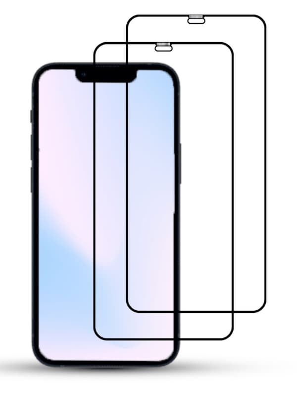 2-Pack IPHONE 12 PRO MAX Skärmskydd - Härdat Glas 9H - Super kvalitet 3D
