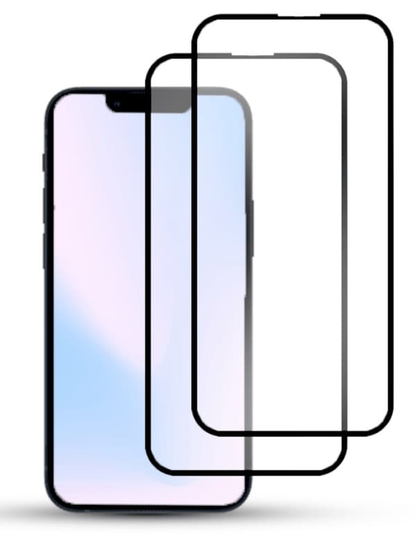 2-Pack IPHONE 13 PRO Skärmskydd - Härdat Glas 9H - Super kvalitet 3D