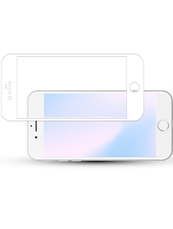 1-Pack IPHONE SE 2022 WHITE Skärmskydd - Härdat Glas 9H - Super kvalitet 3D
