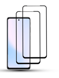 Miniatyrbild 2 av 3: 2-Pack MOTOROLA MOTO G51 Skärmskydd - Härdat Glas 9H - Super kvalitet 3D