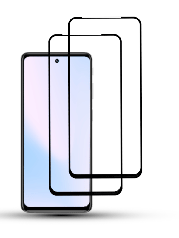 2-Pack MOTOROLA MOTO G51 Skärmskydd - Härdat Glas 9H - Super kvalitet 3D