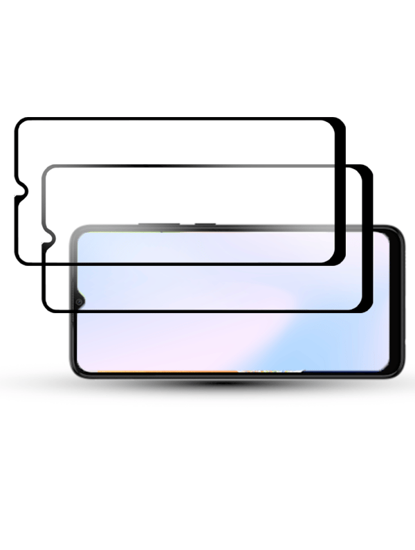 2-Pack Samsung A03S Skärmskydd - Härdat Glas 9H - Super kvalitet 3D