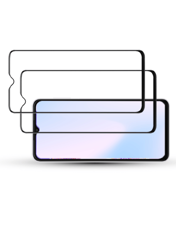 2-Pack Samsung A04S Skärmskydd - Härdat Glas 9H - Super kvalitet 3D