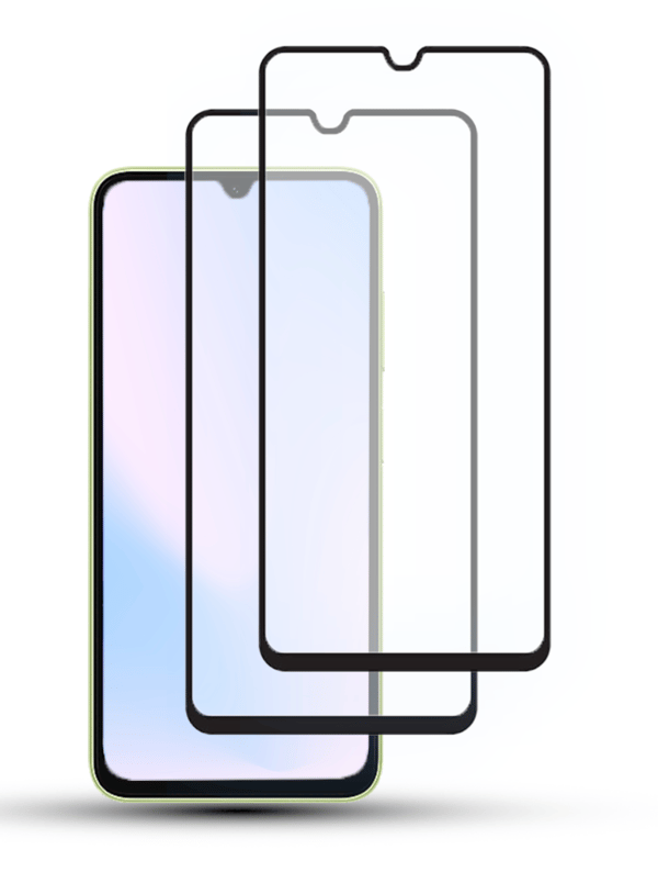 2-Pack Samsung A05S Skärmskydd - Härdat Glas 9H - Super kvalitet 3D
