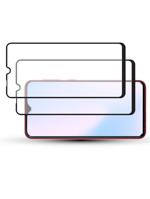 2-Pack Samsung A20E Skärmskydd - Härdat Glas 9H - Super kvalitet 3D