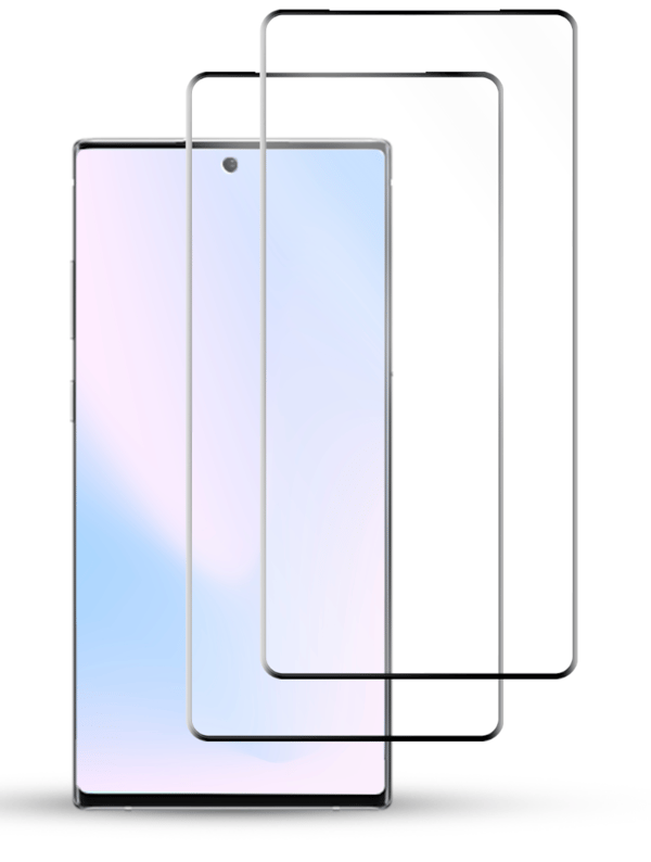 2-Pack Samsung NOTE 10 Skärmskydd - Härdat Glas 9H - Super kvalitet 3D