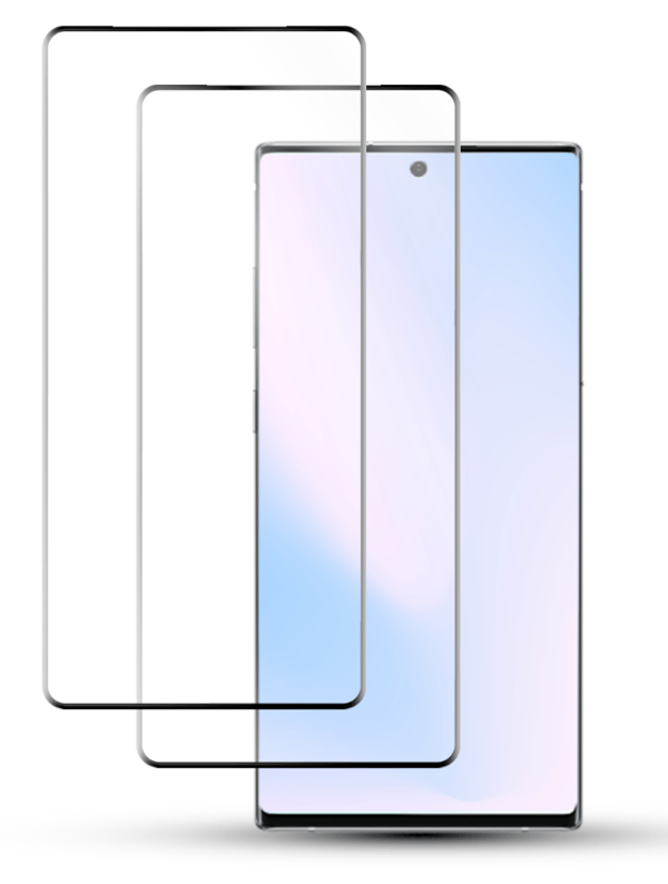 2-Pack Samsung NOTE 10 Skärmskydd - Härdat Glas 9H - Super kvalitet 3D