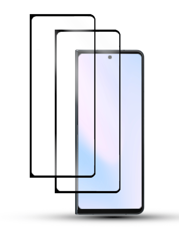 2-Pack Samsung Z FOLD 5 5G Skärmskydd - Härdat Glas 9H - Super kvalitet 3D
