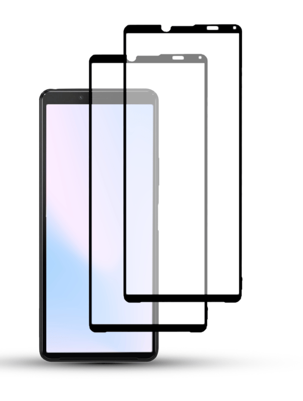 2-Pack SONY XPERIA 10 V Skärmskydd - Härdat Glas 9H - Super kvalitet 3D
