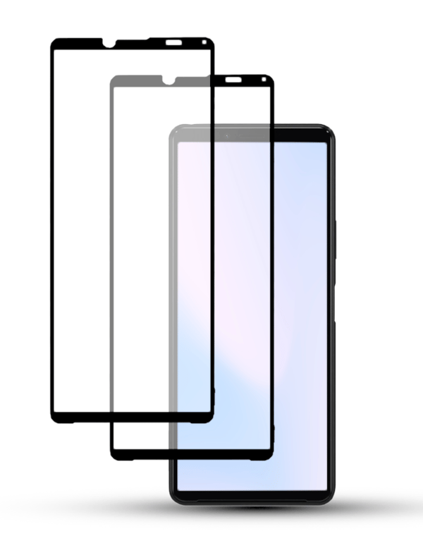 2-Pack SONY XPERIA 10 V Skärmskydd - Härdat Glas 9H - Super kvalitet 3D
