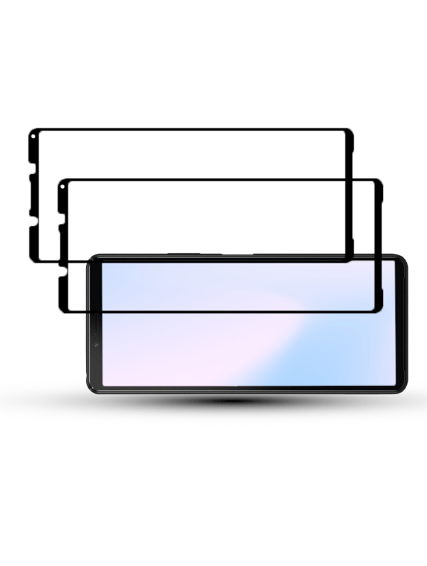 2-Pack SONY XPERIA PRO 1 Skärmskydd - Härdat Glas 9H - Super kvalitet 3D