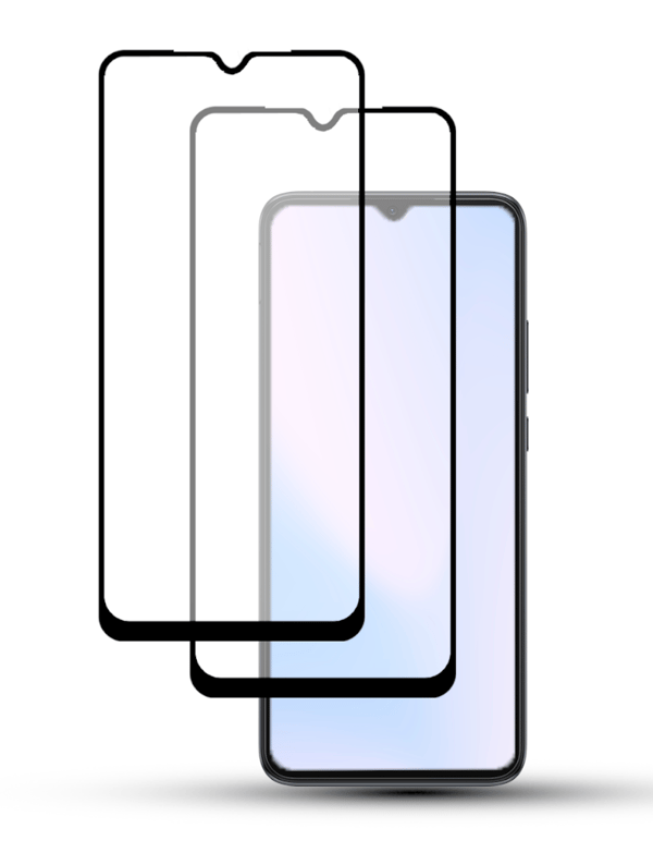 2-Pack XIAOMI REDMI 10C Skärmskydd - Härdat Glas 9H - Super kvalitet 3D