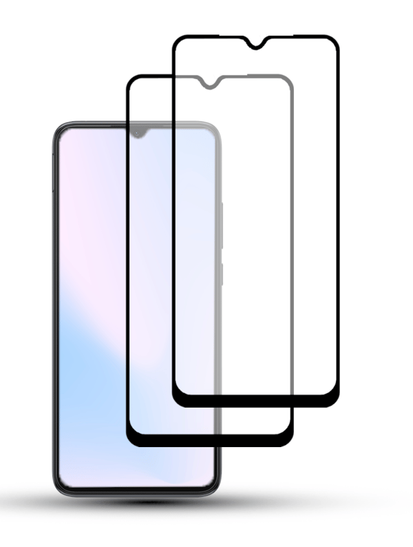2-Pack XIAOMI REDMI 12C Skärmskydd - Härdat Glas 9H - Super kvalitet 3D
