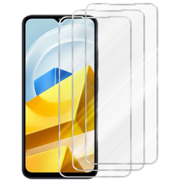 Xiaomi POCO M5 3x Skärmskydd Skyddsglas Skyddsfilm Härdat (Tempered)-glas för skydd