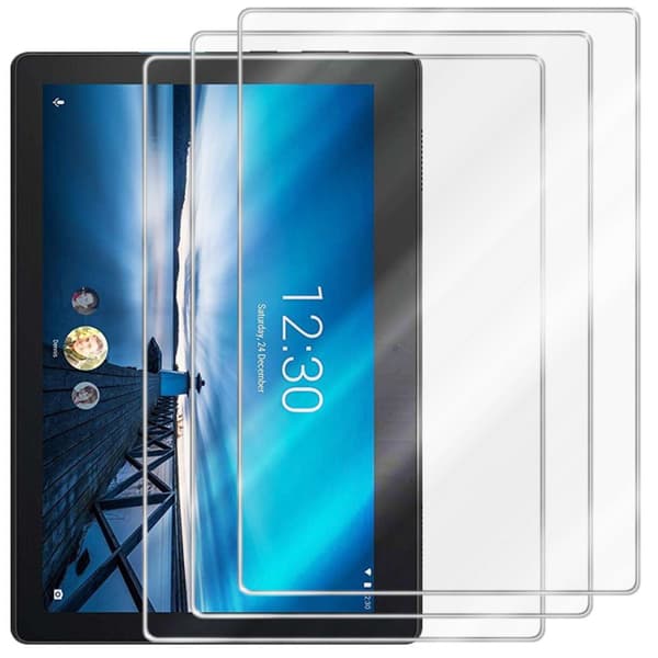 3x Skjermbeskytter Skärmskyddtil til Lenovo Tab E10 (10.1) Herdet Skjermglass Nettbrett