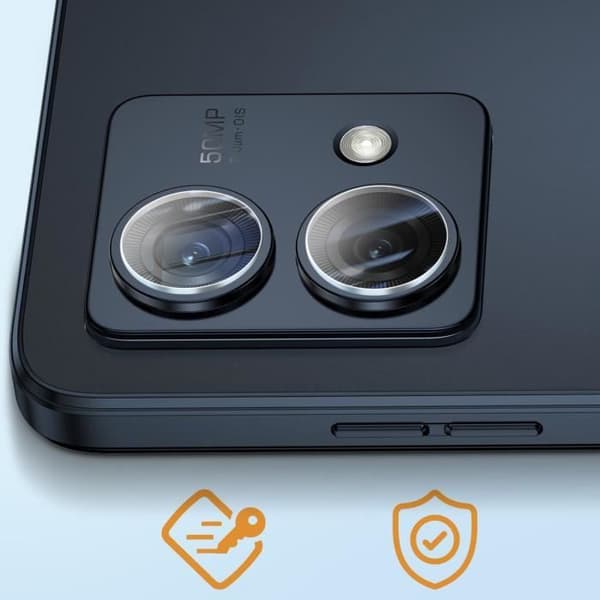 Kamerafilm - AVIZAR - Motorola Moto G84 - 9H härdat glas - Anti-fingeravtryck - Transparent