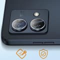 Miniatyrbild 3 av 4: Kamerafilm - AVIZAR - Motorola Moto G84 - 9H härdat glas - Anti-fingeravtryck - Transparent