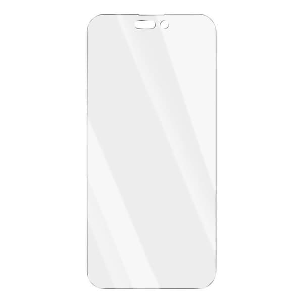 Härdat glas - 4SMARTS - Andra glas - iPhone 15 - 9H hårdhet - Antispion - Applikator medföljer
