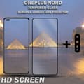 Miniatyrbild 2 av 5: 1-Pack ONEPLUS NORD Skärmskydd & 1-Pack linsskydd - Härdat Glas 9H - Super kvalitet 3D
