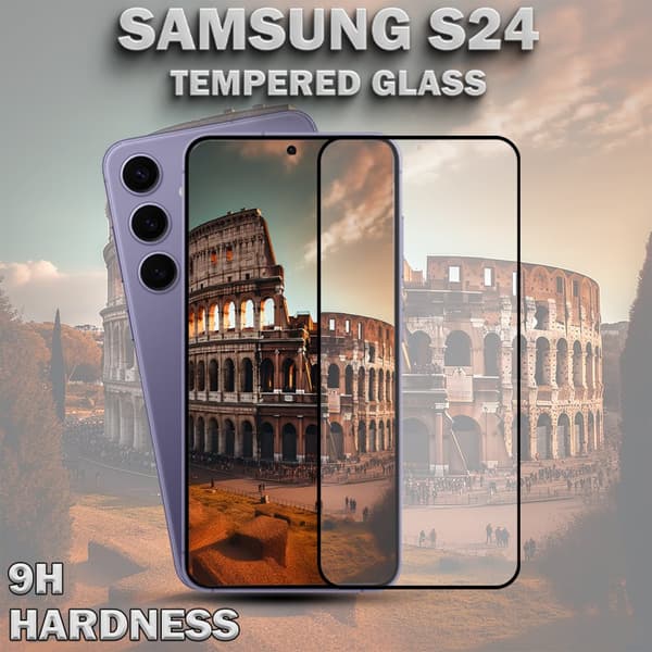 1-Pack SAMSUNG S24 Skärmskydd - Härdat Glas 9H - Super kvalitet 3D