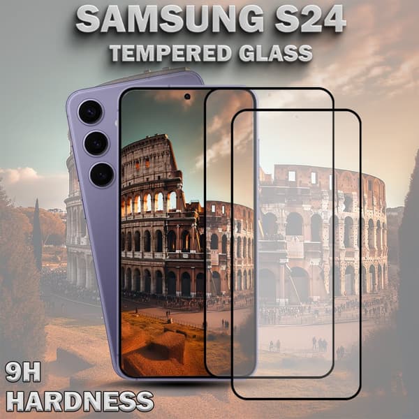 2-Pack SAMSUNG S24 Skärmskydd - Härdat Glas 9H - Super kvalitet 3D