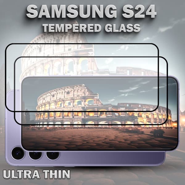 2-Pack SAMSUNG S24 Skärmskydd - Härdat Glas 9H - Super kvalitet 3D