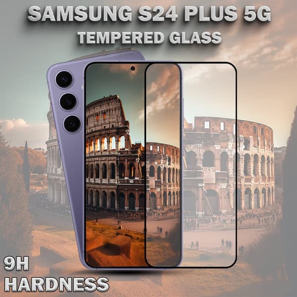 1-Pack SAMSUNG S24 PLUS 5G Skärmskydd - Härdat Glas 9H - Super kvalitet 3D