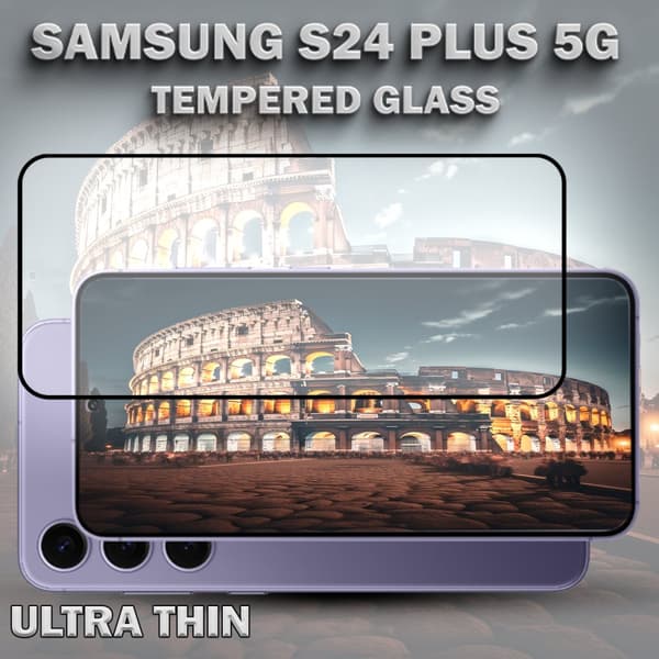 1-Pack SAMSUNG S24 PLUS 5G Skärmskydd - Härdat Glas 9H - Super kvalitet 3D
