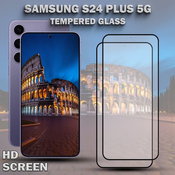 2-Pack SAMSUNG S24 PLUS 5G Skärmskydd - Härdat Glas 9H - Super kvalitet 3D