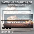 Miniatyrbild 5 av 5: 2-Pack SAMSUNG S24 ULTRA 5G Skärmskydd - Härdat Glas 9H - Super kvalitet 3D