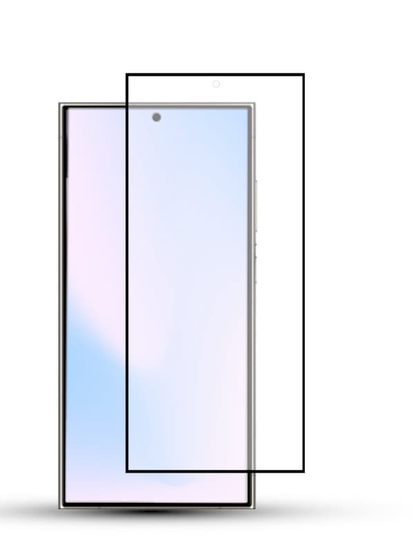 1-Pack SAMSUNG S24 ULTRA Skärmskydd - Härdat Glas 9H - Super kvalitet 3D