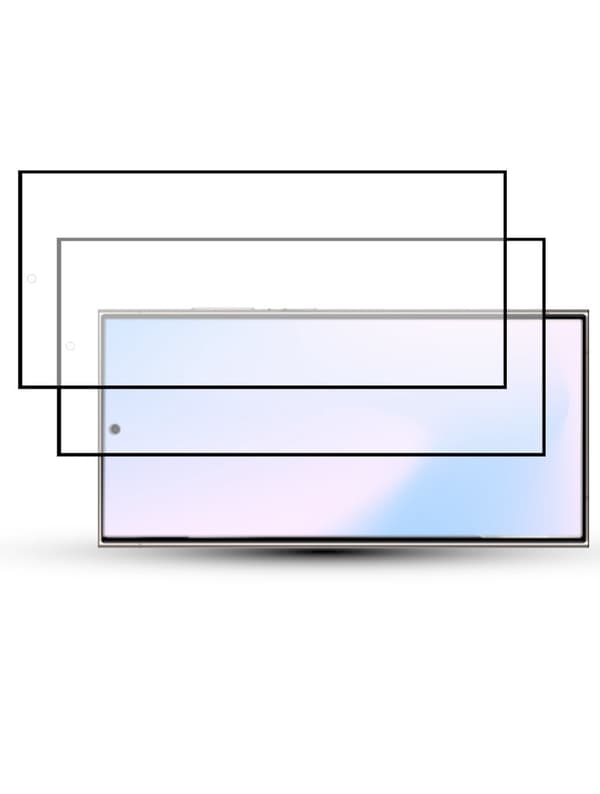 2-Pack SAMSUNG S24 ULTRA 5G Skärmskydd - Härdat Glas 9H - Super kvalitet 3D