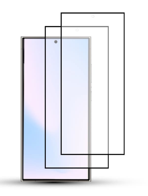 2-Pack SAMSUNG S24 ULTRA 5G Skärmskydd - Härdat Glas 9H - Super kvalitet 3D