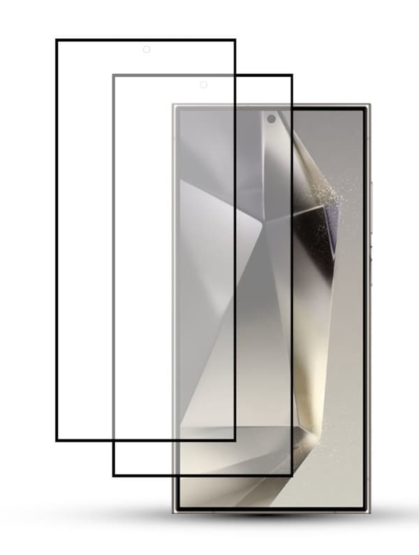 2-Pack SAMSUNG S24 ULTRA 5G Skärmskydd - Härdat Glas 9H - Super kvalitet 3D