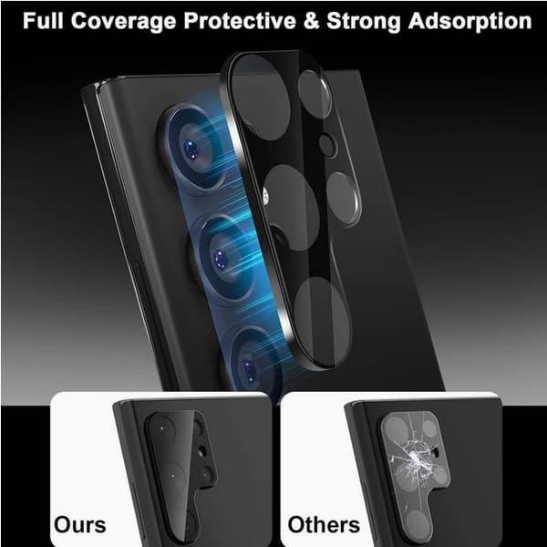 2 Pakke Samsung S 24 Ultra Lens Protector i hærdet glas