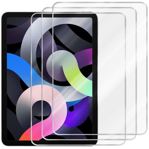 3x Skjermbeskytter Skärmskyddtil til iPad AIR 4 (10.9 Tull) Herdet Skjermglass Nettbrett