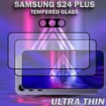 Miniatyrbild 5 av 5: 2-Pack SAMSUNG S24 PLUS Skärmskydd & 1-Pack linsskydd - Härdat Glas 9H - Super kvalitet 3D