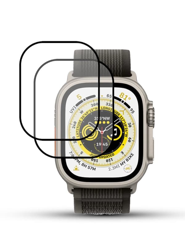 2-Pack APPLE WATCH 44MM Skärmskydd - Härdat Glas 9H - Super kvalitet 3D