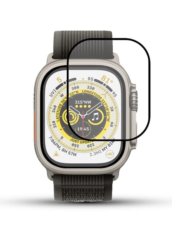 2-Pack APPLE WATCH 45MM Skärmskydd - Härdat Glas 9H - Super kvalitet 3D