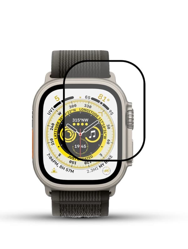 1-Pack APPLE WATCH 8 ULTRA Skärmskydd - Härdat Glas 9H - Super kvalitet 3D