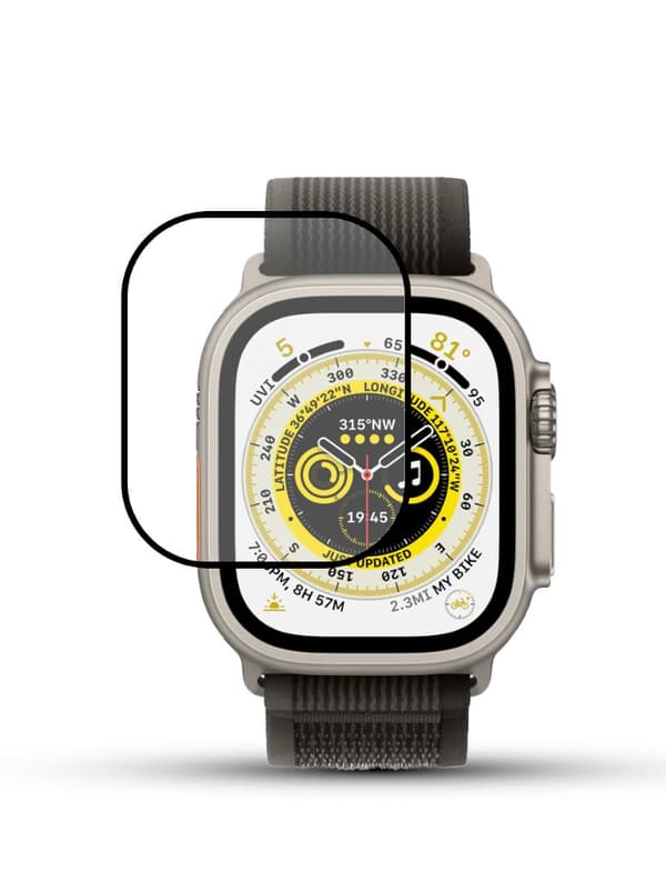 1-Pack APPLE WATCH 8 ULTRA Skärmskydd - Härdat Glas 9H - Super kvalitet 3D