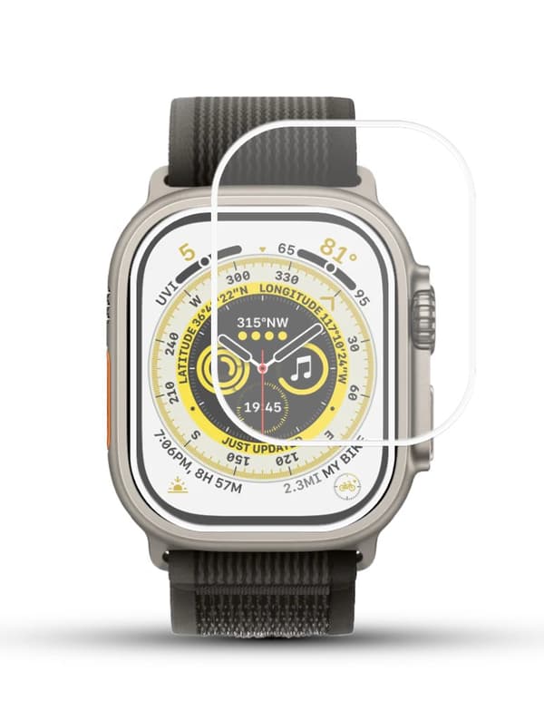 2-Pack APPLE WATCH ULTRA 49MM Skärmskydd - Härdat Glas 9H - Super kvalitet 3D